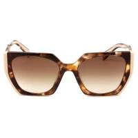 Óculos Prada SPR15W Caramelo Tartaruga Pó de Arroz 01R-0A6 54mm