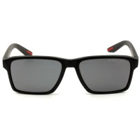 Óculos Prada Linea Rossa SPS5Y Preto Fosco Cinza Polarizado DG0-02G 58mm