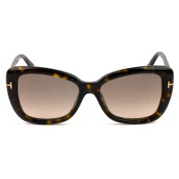 Óculos Tom Ford Feminino Maeve Turtle Marrom TF1008 52F 55mm