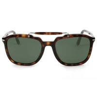 Persol Senna 0203-S Turtle/Verde 24/31 57mm - Óculos de Sol