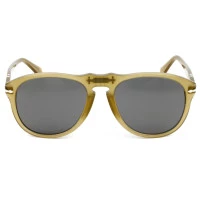 Óculos Persol 649 Bege Opalino Cinza 1169/B1 56mm 
