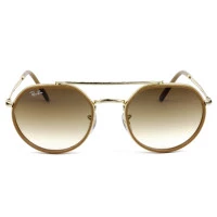 Óculos Ray Ban RB3765 Dourado Marrom Degrade 001/51 53mm 