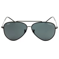 Óculos Ray Ban Aviador Reverse  Lenny Kravitz Preto Cinza Ray Ban RBR0101S 002/GR 62mm