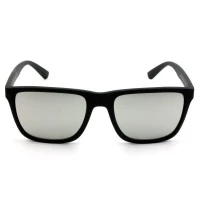 Armani Exchange AX4080SL - Preto Fosco/Cinza Espelhado 80786G 57mm - Óculos de Sol