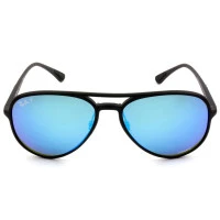 Ray Ban Chromance RB 4320-CH  - Preto/Azul Espelhado Polarizado 601-S/A1 58mm - Óculos de Sol