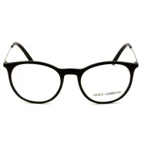 Dolce & Gabbana DG5031 - Preto Fosco/Grafite 2525 51mm - Óculos de Grau