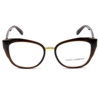 Dolce & Gabbana DG5041 - Marrom Translúcido 3159 53mm - Óculos de Grau
