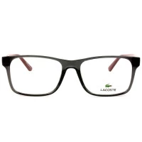 Lacoste L2741 - Cinza/Vinho 035 53mm - Óculos de Grau