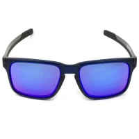 Oakley Holbrook MIX  OO9384 - Preto Fosco/Azul Espelhado 57mm - Óculos de Sol