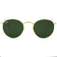 Ray Ban Round Metal RB3447L Dourado/G15 001 50mm - Óculos de Sol