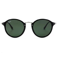 Óculos Ray-Ban Round Fleck  RB2447 Preto Brilho/ G-15 901 49 