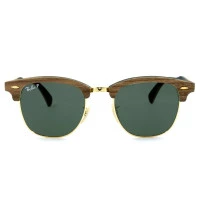 Ray-Ban Clubmaster Wood RB3016-M 1181/58 51 - Óculos de Sol