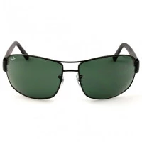 Ray Ban RB3503L - Preto Fosco/G15 006/71 66mm - Óculos de Sol