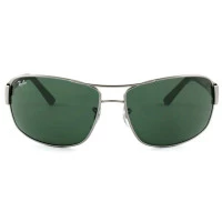 Ray Ban RB3503L - Prata/G15 029/71 66mm - Óculos de Sol