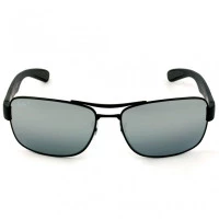 Ray Ban RB3522 - Preto Fosco/Prata Polarizado 006/82 64mm - Óculos de Sol