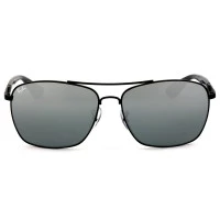 Ray Ban RB3531L - Preto/Cinza Semi-Espelhado 006/88 64mm - Óculos de Sol