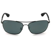 Ray Ban RB3531L Chumbo/Cinza Polarizado 041/81 64mm - Óculos de Sol