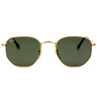 Ray Ban Hexagonal RB3548N - Dourado/G15 001 51mm - Óculos de Sol