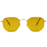 Ray Ban Hexagonal RB3548N - Dourado 001/93 51mm - Óculos de Sol