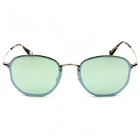 Ray Ban Blaze Hexagonal RB3579-N - Prata/Verde 003/30 58mm - Óculos de Sol