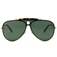Ray Ban Blaze Shooter RB3581-N - Dourado/G15 001/71 32mm - Óculos de Sol