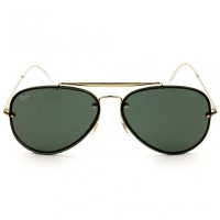 Ray Ban Blaze Aviador RB3584-N - Dourado/G15 9050/71 58mm - Óculos de Sol