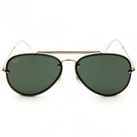 Ray Ban Blaze Aviador RB3584-N - Dourado/G15 9050/71 61mm - Óculos de Sol