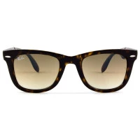 Óculos Ray Ban RB4105 Folding Wayfarer Havana/Marrom Degradê 710/51 54 mm 