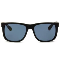 Ray Ban Justin RB4165L - Preto/Azul Polarizado 622/2V 55mm - Óculos de Sol