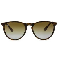 Ray Ban Erika RB4171 - Turtle/Marrom Degradê Polarizado 710/T5 54mm - Óculos de Sol