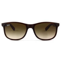 Ray Ban Andy RB4202 Marrom Fosco/Marrom Degradê 607313 55mm - Óculos de Sol