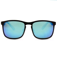 Ray Ban Chromance RB4264 Preto Fosco/ Azul Espelhado Polarizado 601-S/A1 58mm - Óculos de Sol