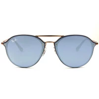 Ray Ban Blaze RB4292-N - Dourado/Azul Espelhado 6326/1U 62mm - Óculos de Sol