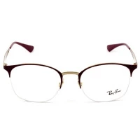 Ray Ban RB6422 -  Vinho/Dourado 3007 51mm - Óculos de Grau