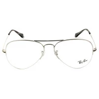 Ray Ban Aviador RX6589 - Prata 2501 56mm - Óculos de Grau