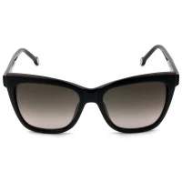 Óculos Carolina Herrera SHE 791 - Preto/Marrom Degradê 09P2 54mm - Óculos de Sol