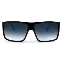 Óculos Evoke The Code Black Shine Silver Gray Gradient