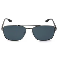 Óculos Prada SPS 51U - Prata/Cinza Polarizado 5AV-5Z1 62mm - Óculos de Sol