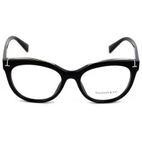 Tiffany & Co TF2166 - Óculos de Grau 8001 Preto e Prata Lentes 51mm