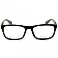 Tommy Hilfiger TH1522 - Preto Fosco/Azul/Cinza 003 54mm - Óculos de Grau