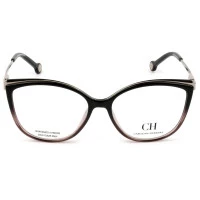 Carolina Herrera VHE 783 - Óculos de Grau 09D2 Marrom Degradê Lentes 53mm