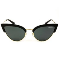 Vogue VO 5212-S - Preto/Dourado W44/87 55mm - Óculos de Sol