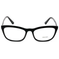 Prada VPR 10V - Preto 1AB-1O1 54mm - Óculos de Grau