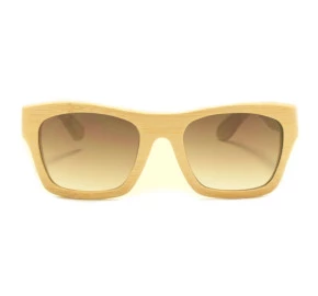 Óculos Evoke Wood Series Bamboo Collection 02 Clear Wood Laser Brown Gradient