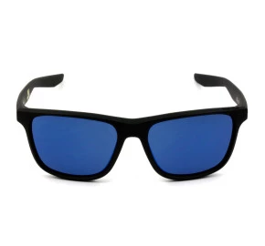 Nike Flip EV0989 - Preto Fosco/Azul Espelhado 074 62mm - Óculos de Sol