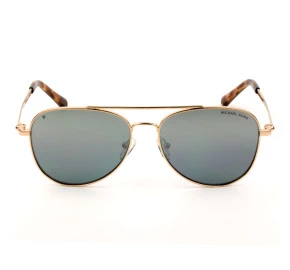 Michael Kors MK1045 Dourado/Cinza Espelhado 110882 56mm - Óculos de Sol
