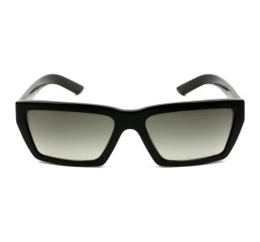 Prada SPR04V - Preto Brilho/Cinza Degradê 1AB-5O0 57mm - Óculos de Sol