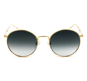 Tommy Hilfiger TH1586/S - Dourado/Cinza Degradê 0009O 52mm - Óculos de Sol