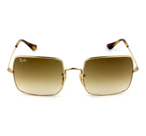 Ray Ban Square RB1971 - Dourado/Marrom Degradê 914751 54mm - Óculos de Sol