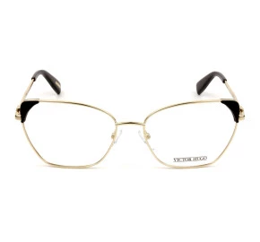 Victor Hugo VH1272 - Preto/Dourado 0300 55mm - Óculos de Grau